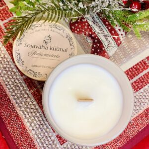 Sojavahast küünal 300ml - Jõulu meeleolu !