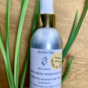 orgaaniline kahefaasiline meigieemaldaja, puhas Eesti looduskosmeetika, valmistatud käsitööna, Aas Kairi Butiik