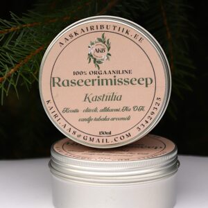 raseerimisseep kastiilia, oliivõliseep, Eesti puhas looduskosmeetika, 100% orgaaniline, käsitööseebid, Aas Kairi Butiik