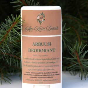 arbuusi deodorant, looduslik deodorant, Eesti puhas loodus kosmeetika, 100% orgaaniline, loodus kosmeetika, Aas Kairi Butiik, käsitööna valmistatud