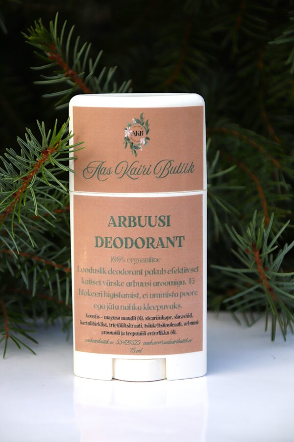 arbuusi deodorant, looduslik deodorant, Eesti puhas loodus kosmeetika, 100% orgaaniline, loodus kosmeetika, Aas Kairi Butiik, käsitööna valmistatud