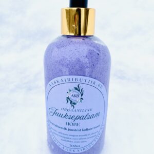 orgaaniline juuksepalsam hõbe, neutraliseerib juustest kollase tooni, valmistatud käsitööna, aas Kairi Butiik